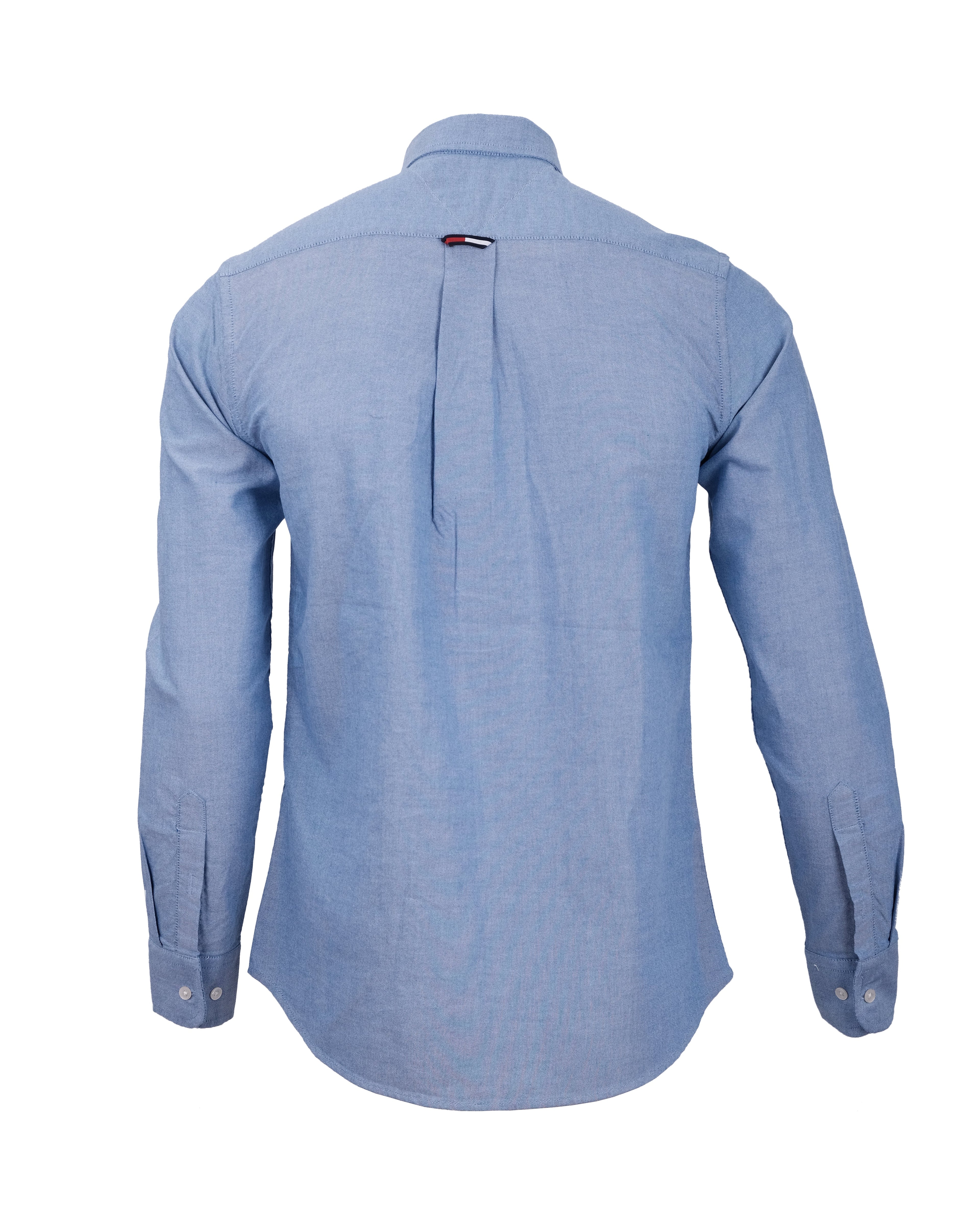 TOMMY HILFIGER Skyward Blue Slim Fit Long Sleeve Button-Down Shirt