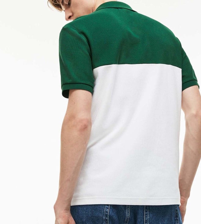 Lacoste Colorblock Zip Polo Shirt