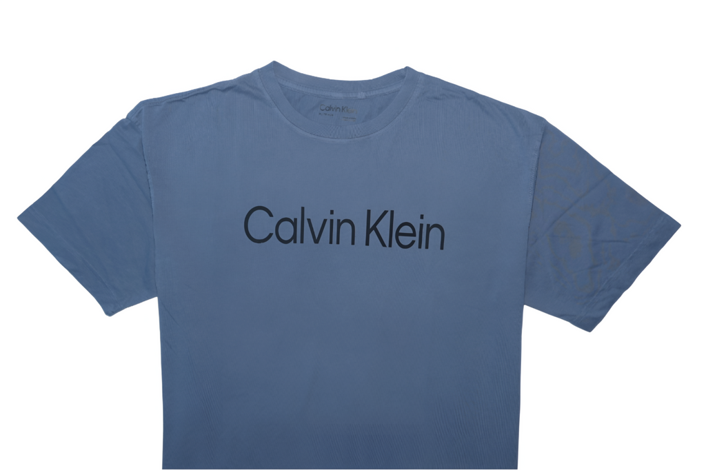 CALVIN KLEIN Ethereal Teal Tailored Fit Short Sleeve T-Shirt