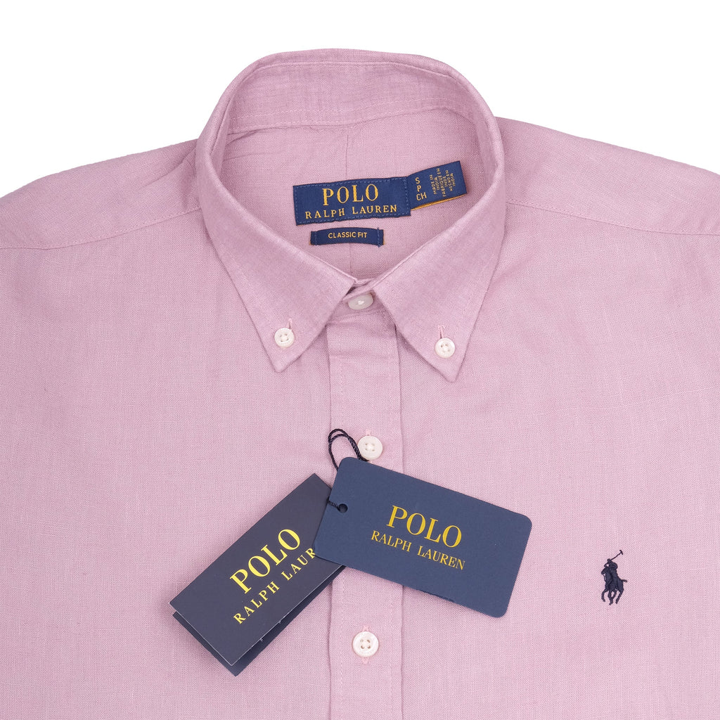 POLO RALPH LAUREN Blush Petal Classic Fit Long Sleeve Shirt