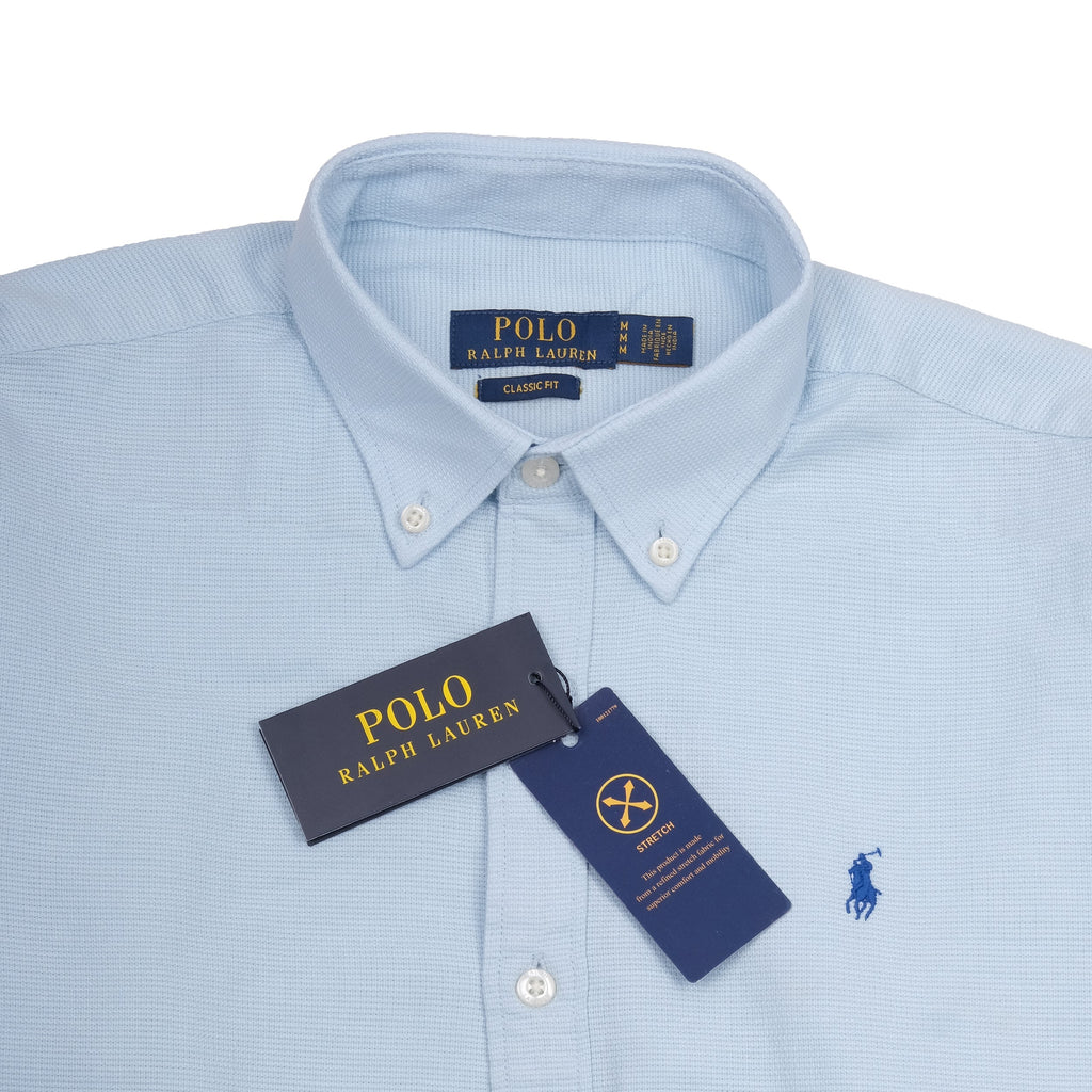 POLO RALPH LAUREN Serene Light Blue Sky Classic Fit Long Sleeve Button-Down Shirt