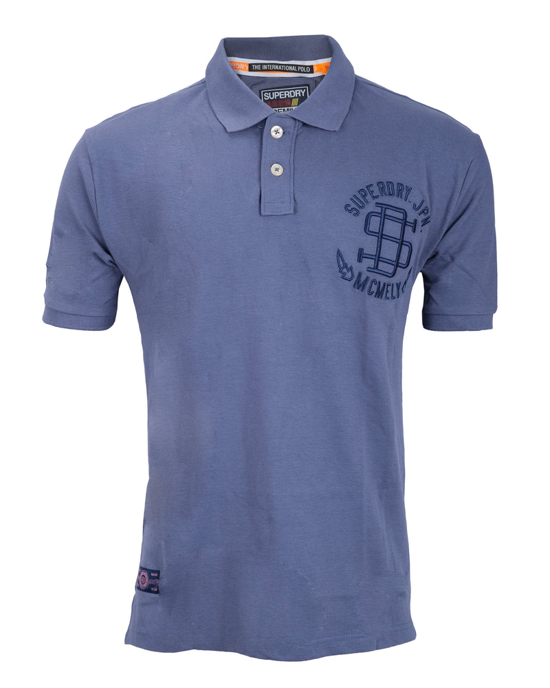SUPERDRY Ocean Breeze Slim Fit Embroidered Polo Shirt