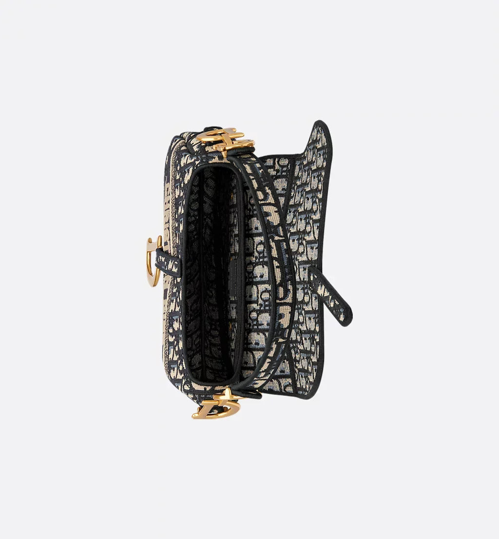 DIOR Celestial Onyx Luxe Monogram Canvas Crossbody Bag