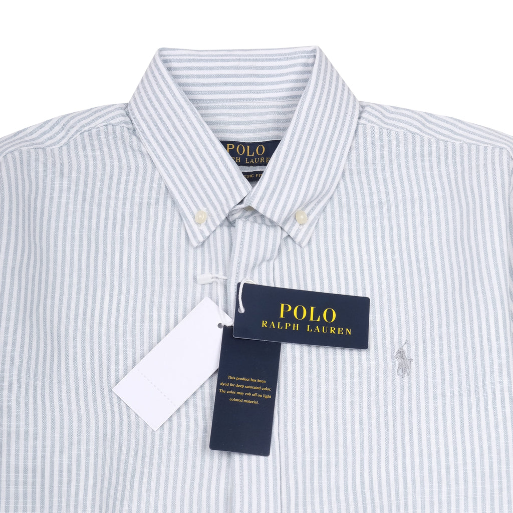 POLO RALPH LAUREN Serene Sky Classic Fit Striped Button-Down Shirt