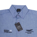 HACKETT Ozone Blue Slim Fit Long Sleeve Shirt