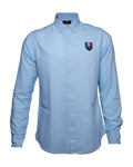 HACKETT ITA Serene Sky Slim Fit Oxford Button-Down Shirt