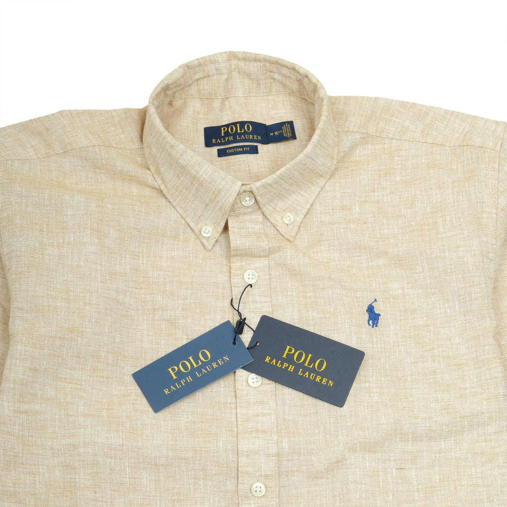 POLO RALPH LAUREN Desert Mirage Textured Slim Fit Long Sleeve Shirt