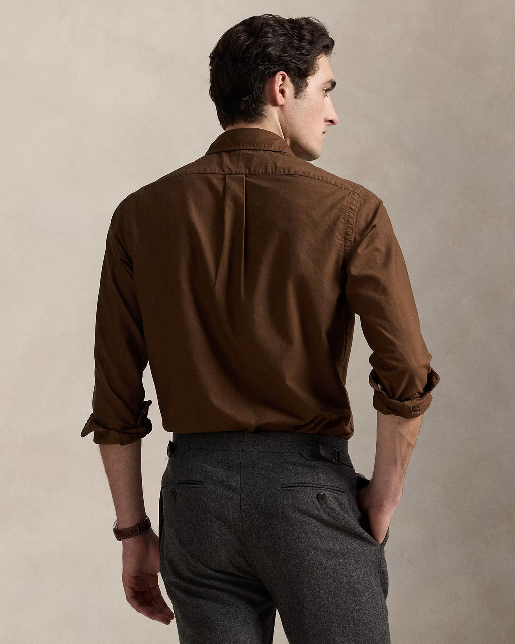POLO RALPH LAUREN Ember Clay Classic Fit Long Sleeve Button-Down Shirt