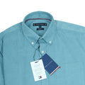 TOMMY HILFIGER Aqua Mist Classic Fit Long Sleeve Button-Down Shirt