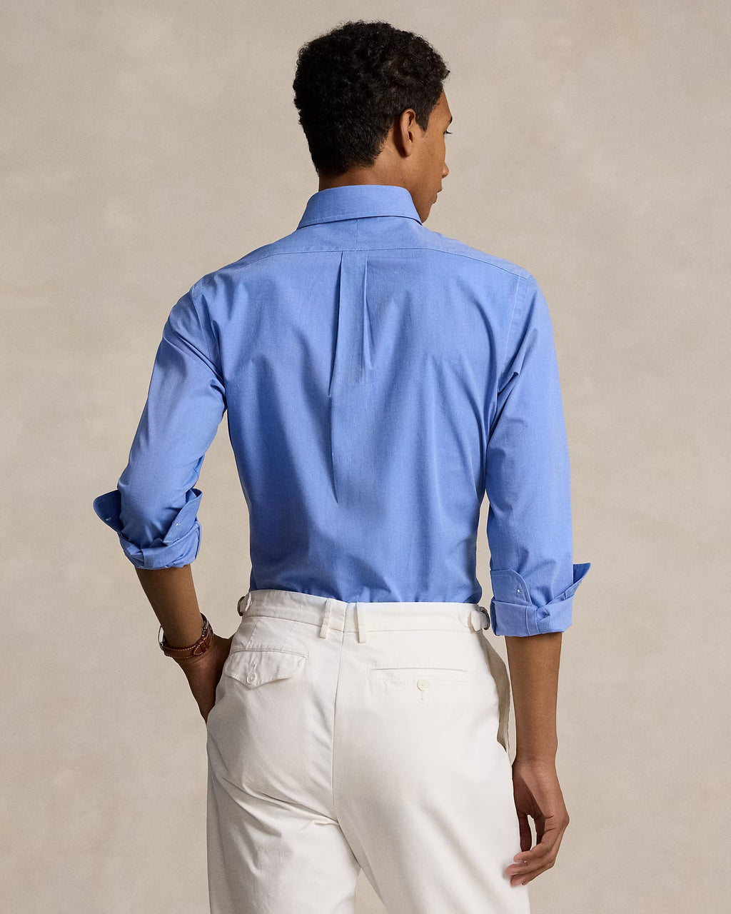 POLO RALPH LAUREN Celestial Azure Custom Fit Long Sleeve Button-Down Shirt