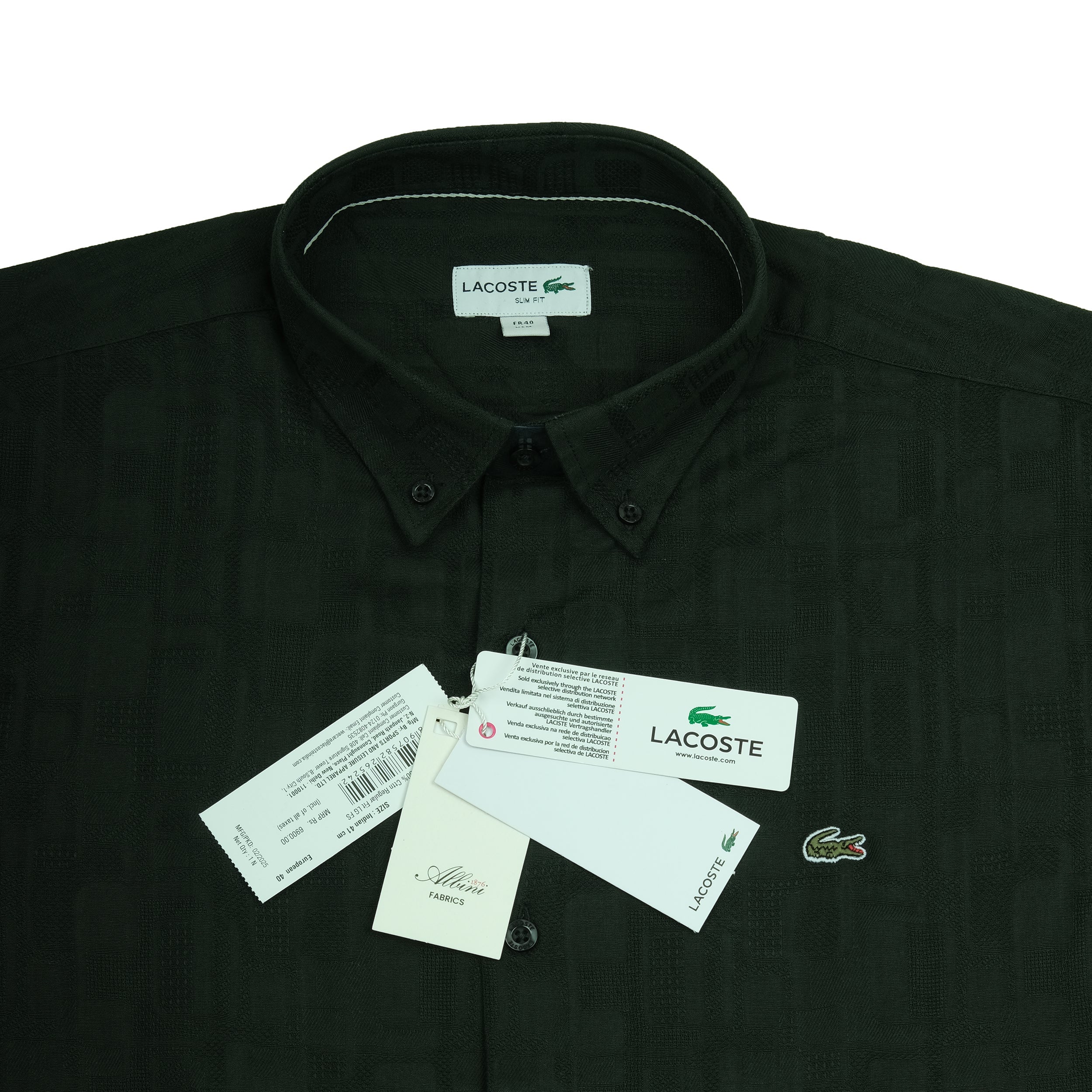 LACOSTE Forest Whisper Classic Fit Long Sleeve Button-Up Shirt