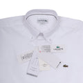 LACOSTE Cloud White Classic Fit Button-Down Shirt
