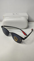 Ray-Ban Tech Black Oval Sunglasses