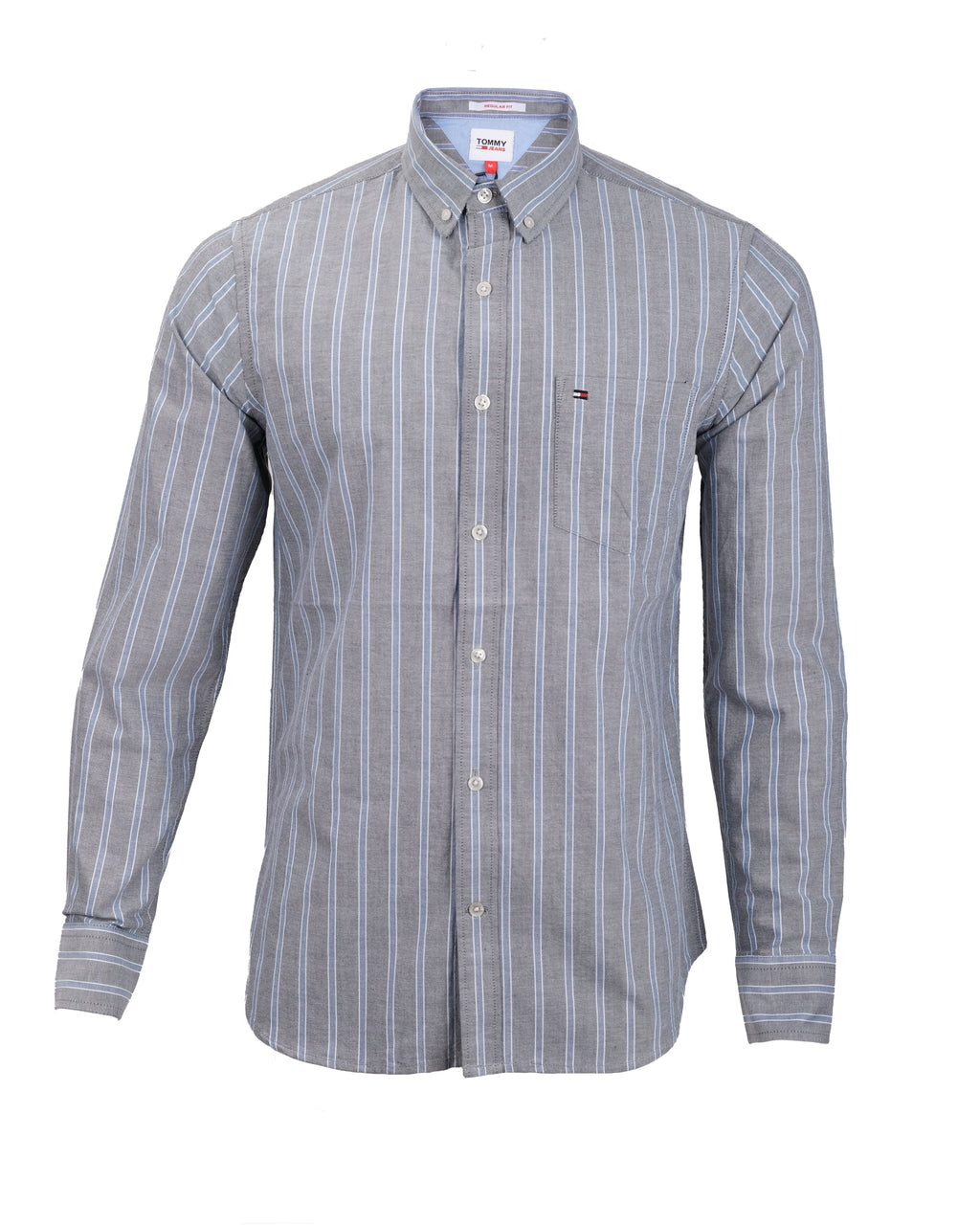 TOMMY HILFIGER Misty Slate Slim Fit Oxford Button-Down Shirt