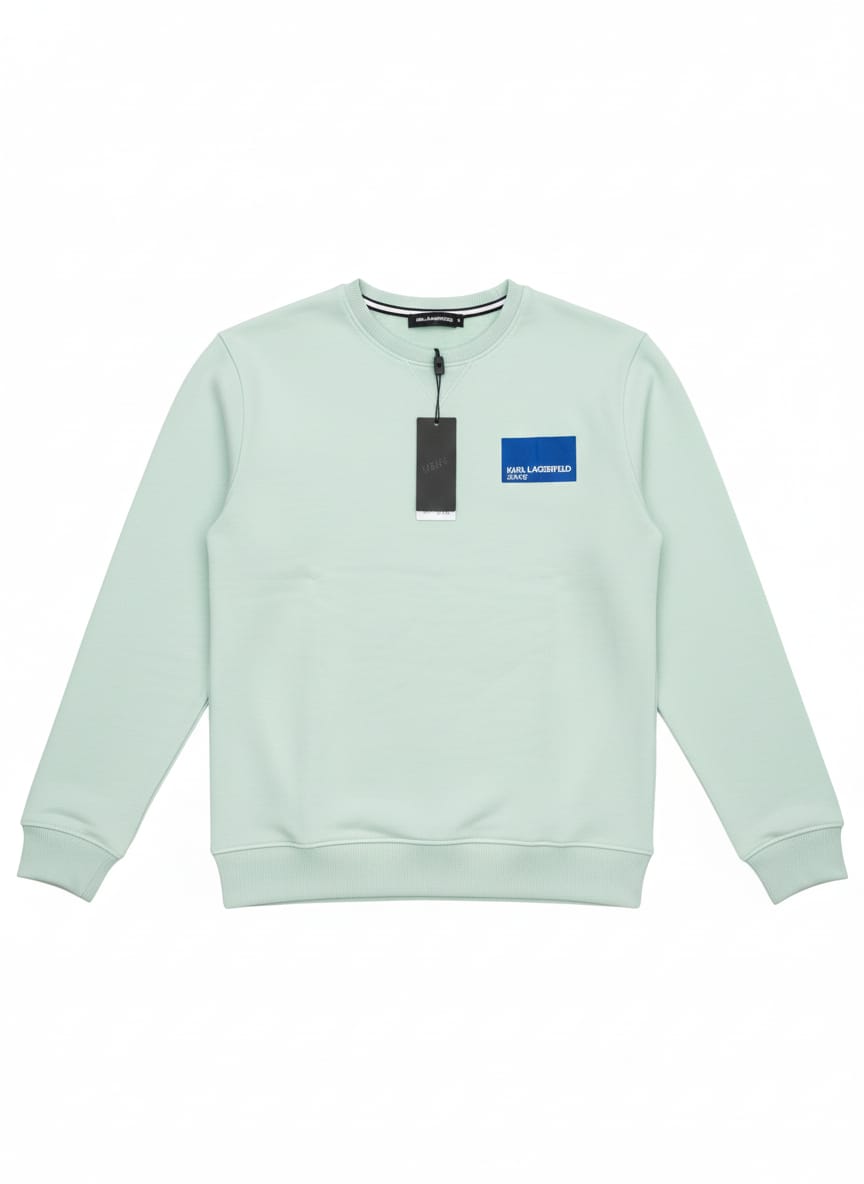 Karl Lagerfeld Mint Green Logo Sweatshirt