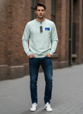 Karl Lagerfeld Mint Green Logo Sweatshirt