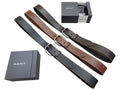 GANT Classic Leather Belt Set - Brown & Black