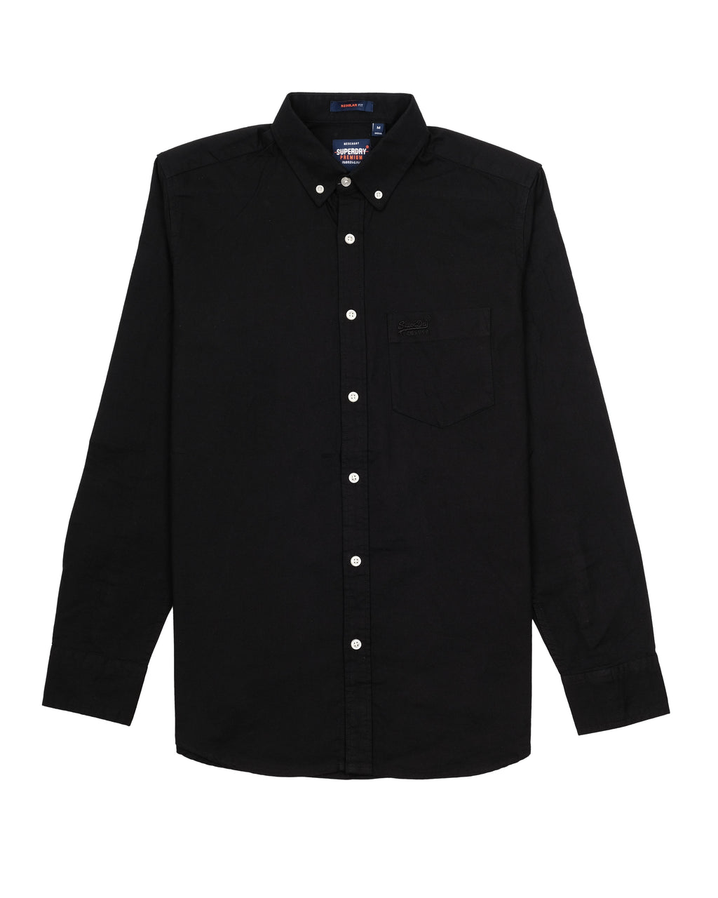 SUPERDRY Midnight Noir Classic Fit Long Sleeve Oxford Shirt