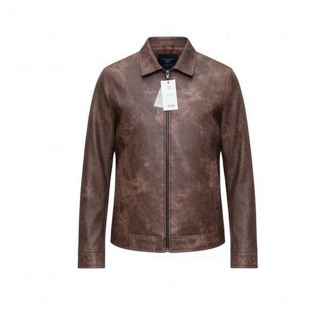 GANT Vintage Brown Leather Jacket