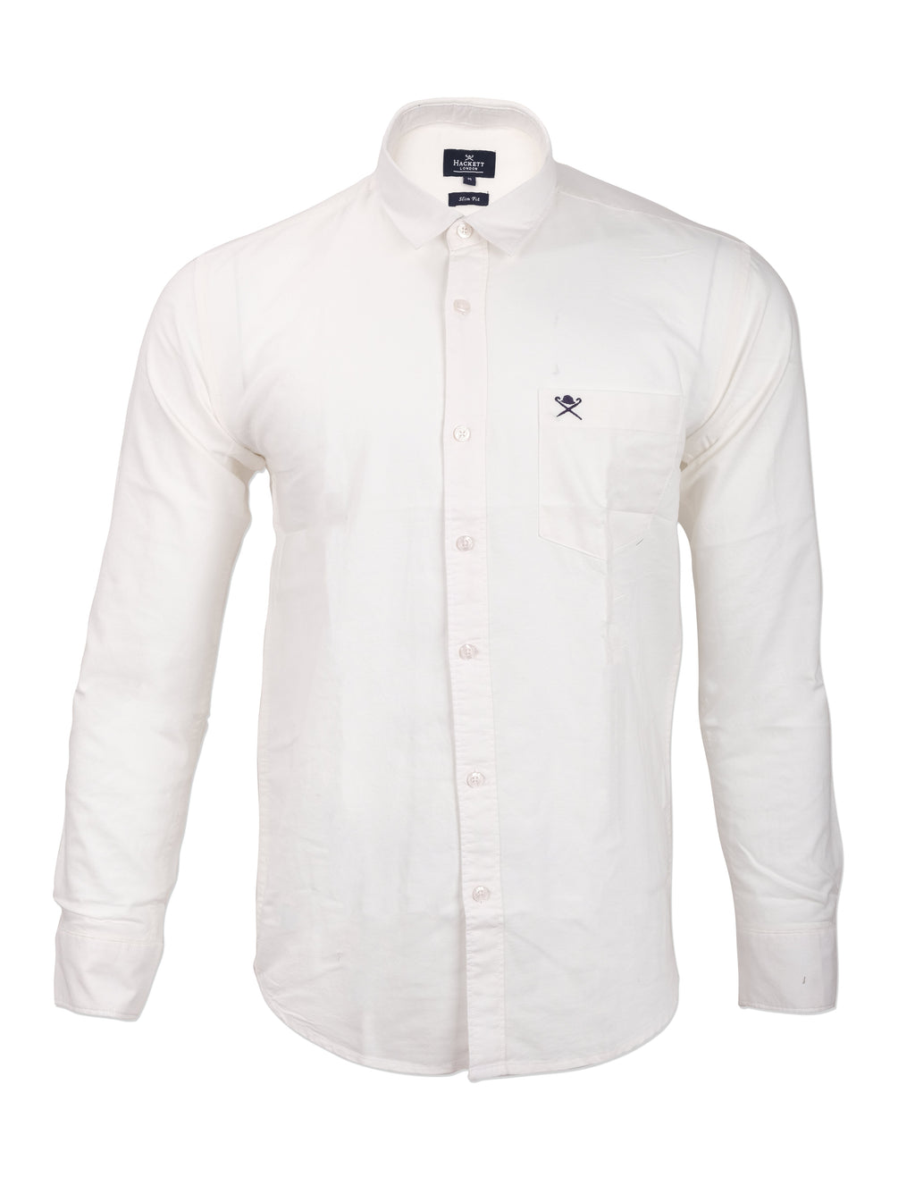 HACKETT LONDON Frosted Pearl Classic Fit Long Sleeve Oxford Shirt