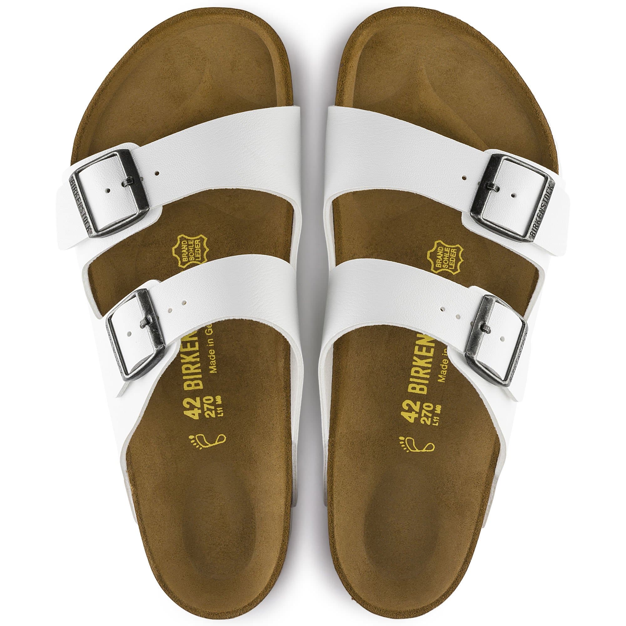 BIRKENSTOCK Ethereal Ivory Classic Two-Strap Sandals