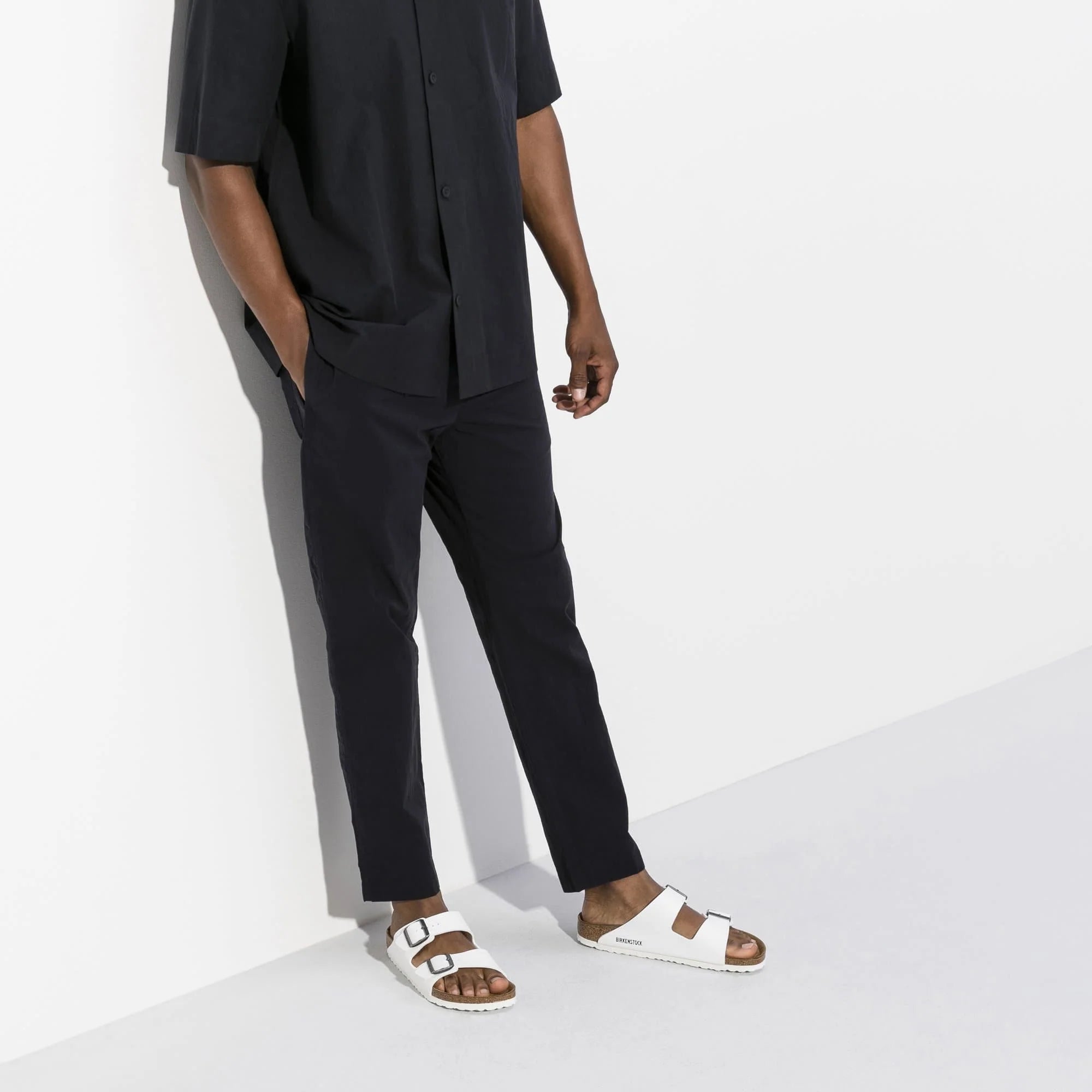 BIRKENSTOCK Ethereal Ivory Classic Two-Strap Sandals