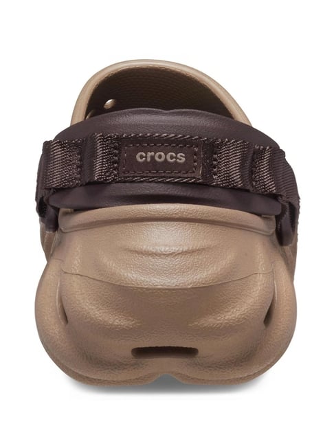 CROCS Earthy Almond Luxe Comfort Slip-On Clog