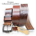 BENTLEY Premium Casual Leather Belt Collection