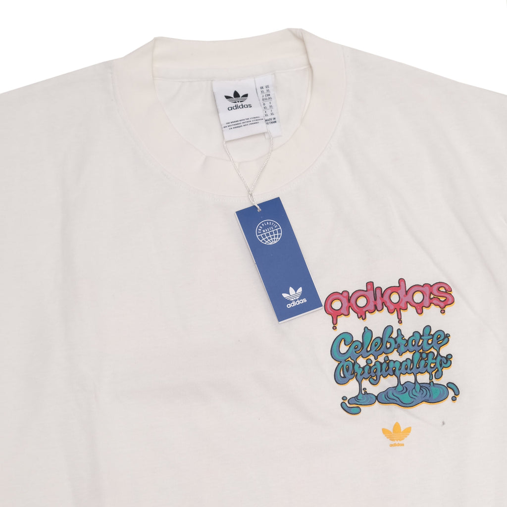 ADIDAS Creamy Cotton Relaxed Fit Graphic Tee