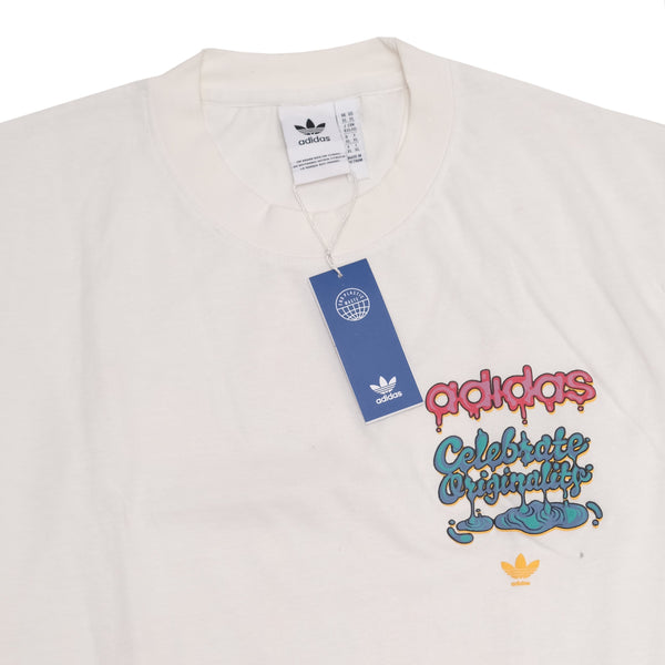 ADIDAS Creamy Cotton Relaxed Fit Graphic Tee