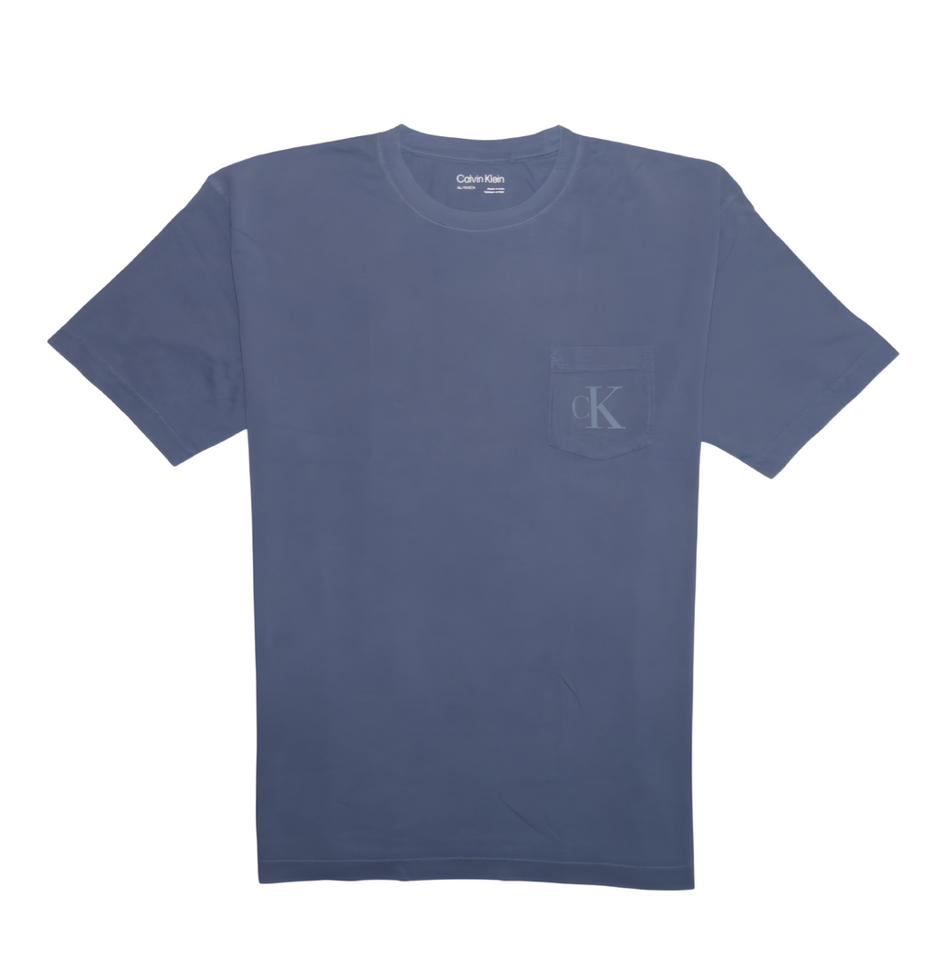 CALVIN KLEIN Enchanted Teal Tailored Fit Short Sleeve T-Shirt