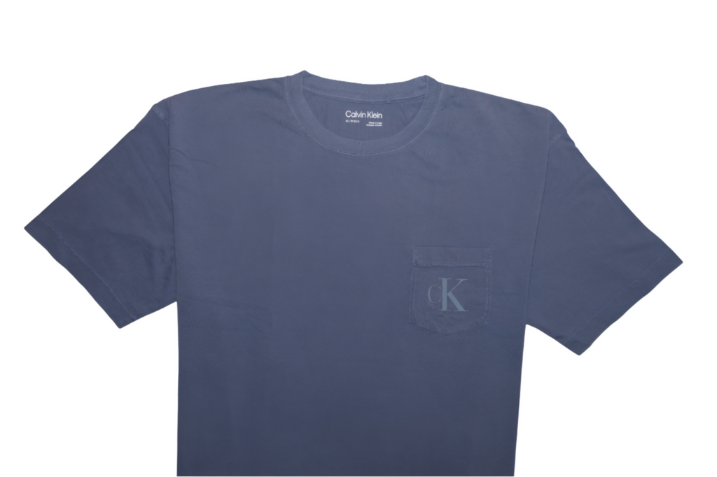 CALVIN KLEIN Enchanted Teal Tailored Fit Short Sleeve T-Shirt
