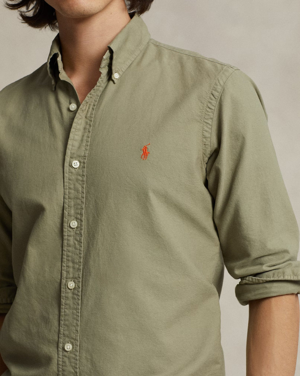 POLO RALPH LAUREN Serene Fern Classic Fit Long Sleeve Button-Down Shirt