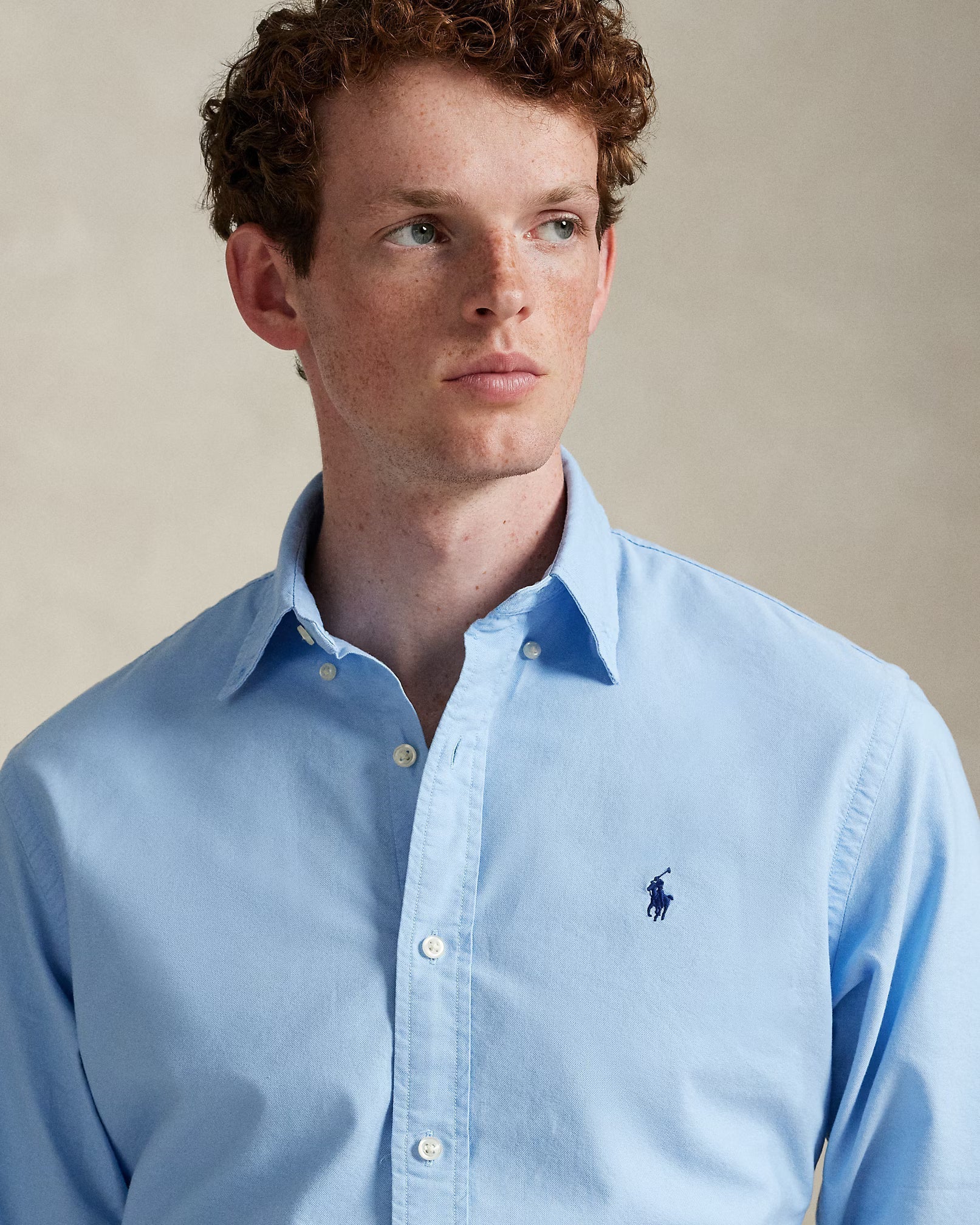 POLO RALPH LAUREN Serene Dark Sky Classic Fit Long Sleeve Button-Down Shirt