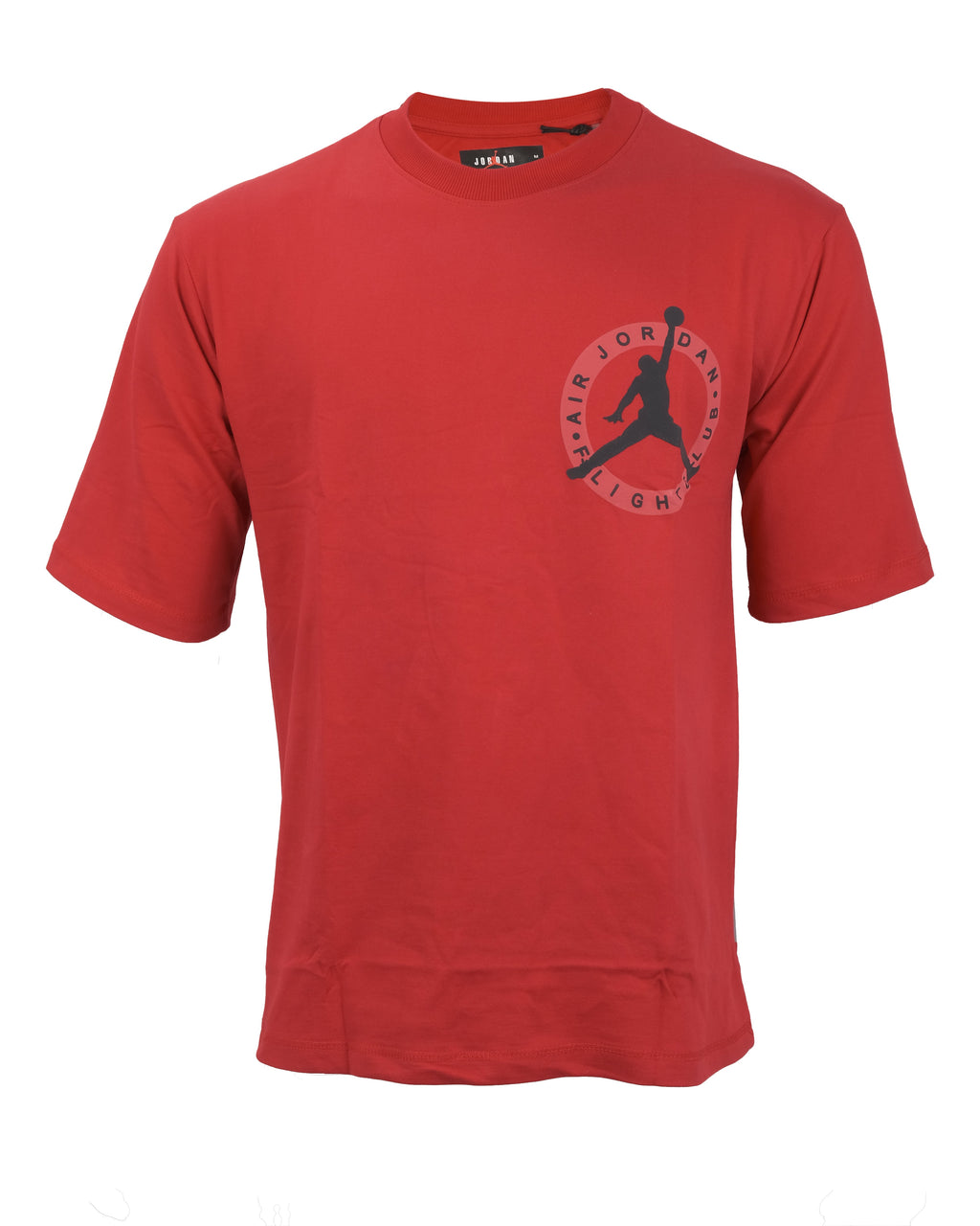 AIR JORDAN Ember Red Classic Fit Crew Neck Tee