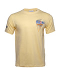LACOSTE Sunlit Lemon Classic Fit Short Sleeve Graphic Tee