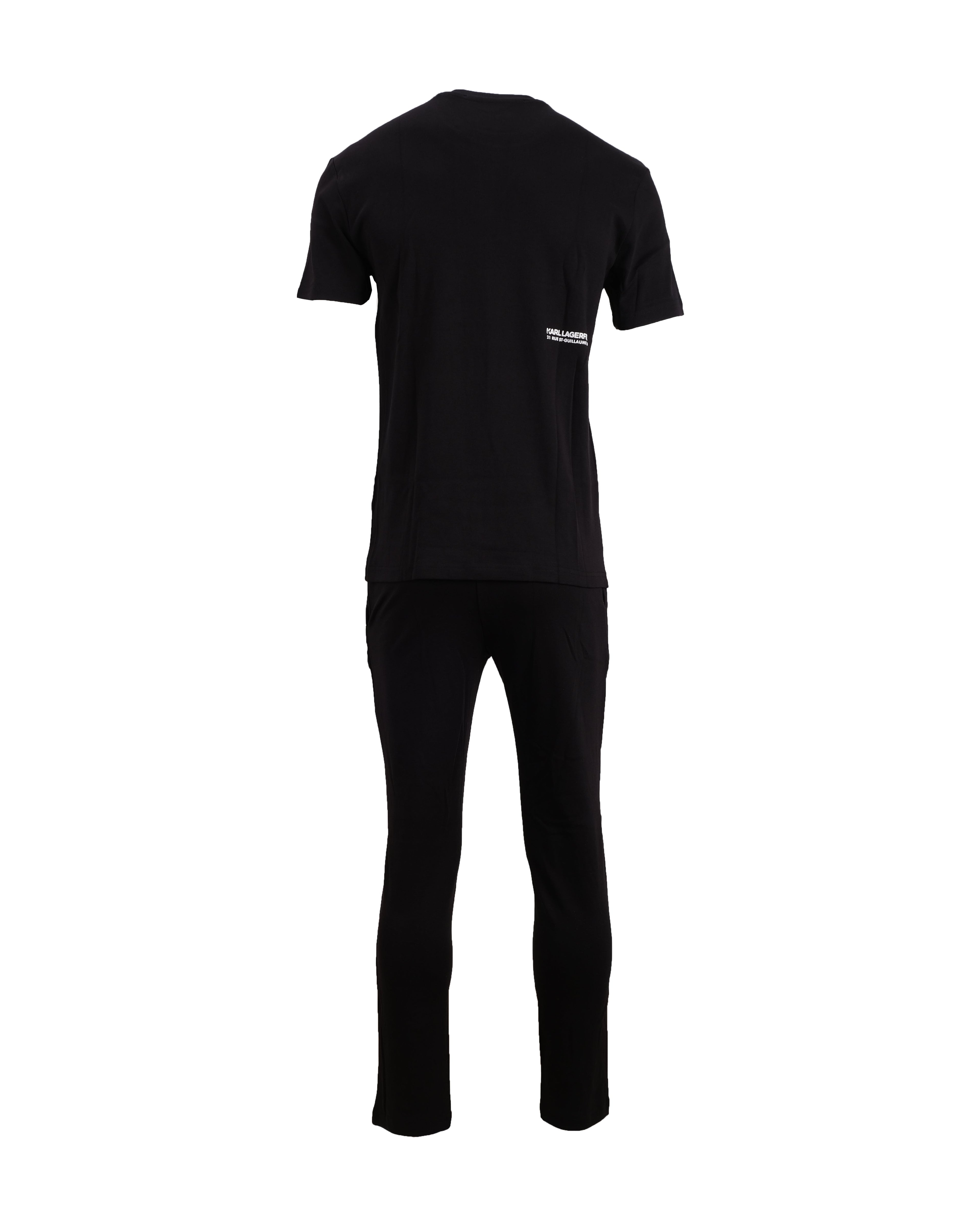 KARL LAGERFELD Midnight Noir Classic Fit Short Sleeve Tee