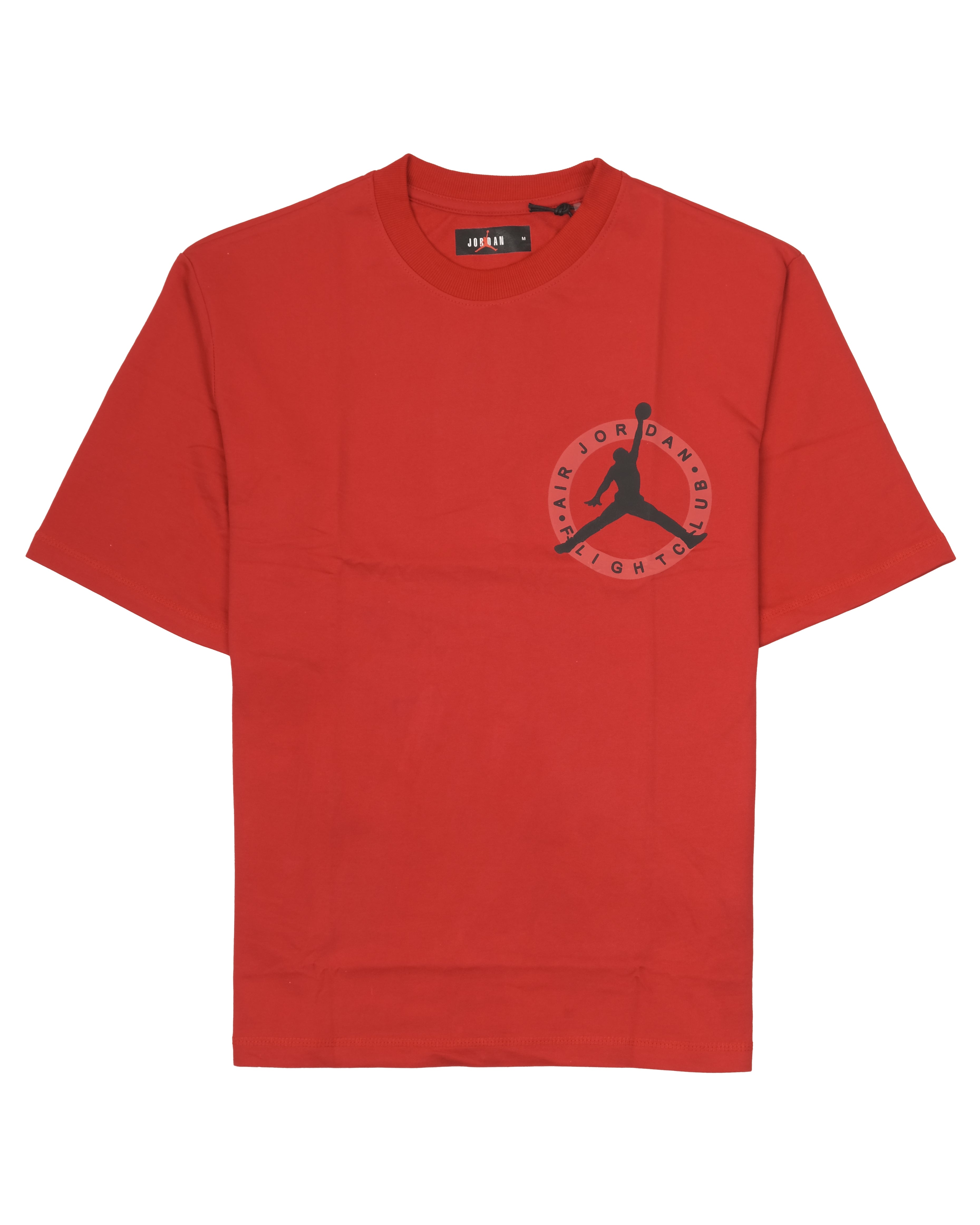 AIR JORDAN Ember Red Classic Fit Crew Neck Tee