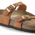 BIRKENSTOCK Seraphic Cognac Classic Fit Open-Toe Sandals