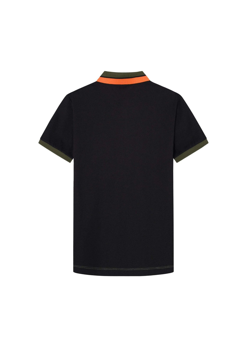 HACKETT Radiant Emerald Tailored Fit Color-Block Piqué Polo Shirt