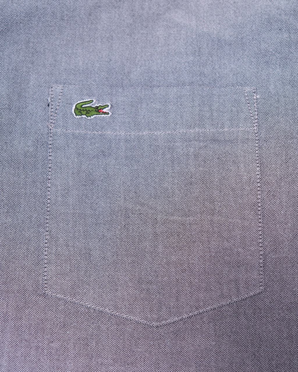 LACOSTE Misty Slate Classic Fit Long Sleeve Button-Down Shirt