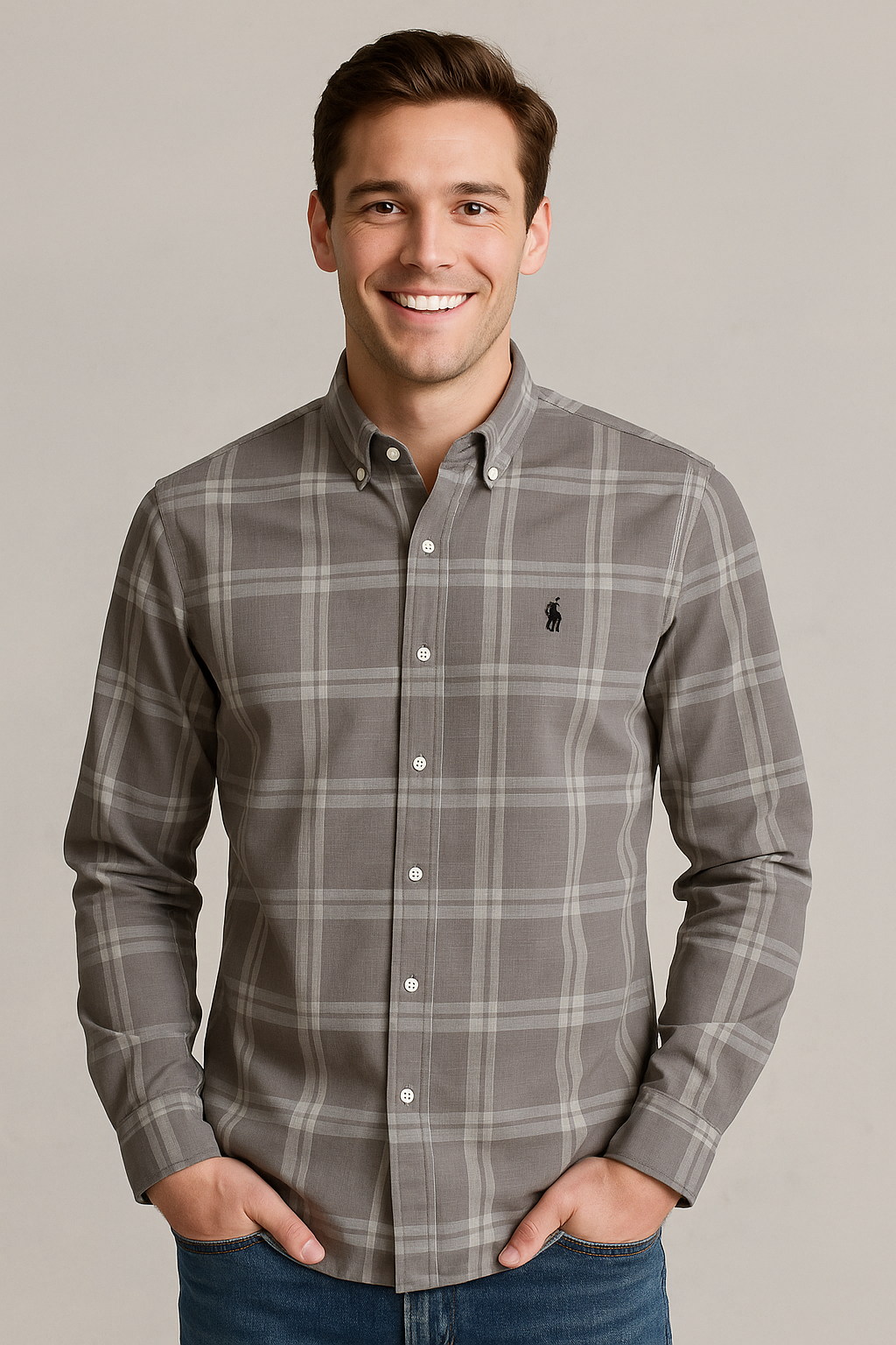 POLO RALPH LAUREN Emberstone Sage Classic Fit Long Sleeve Button-Down Shirt