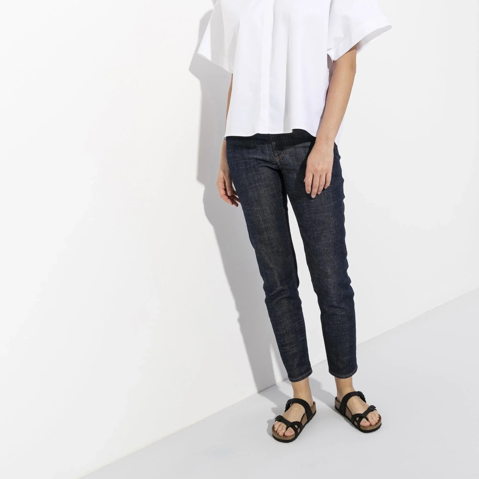 BIRKENSTOCK Twilight Charcoal Luxe Soft Footbed Sandals