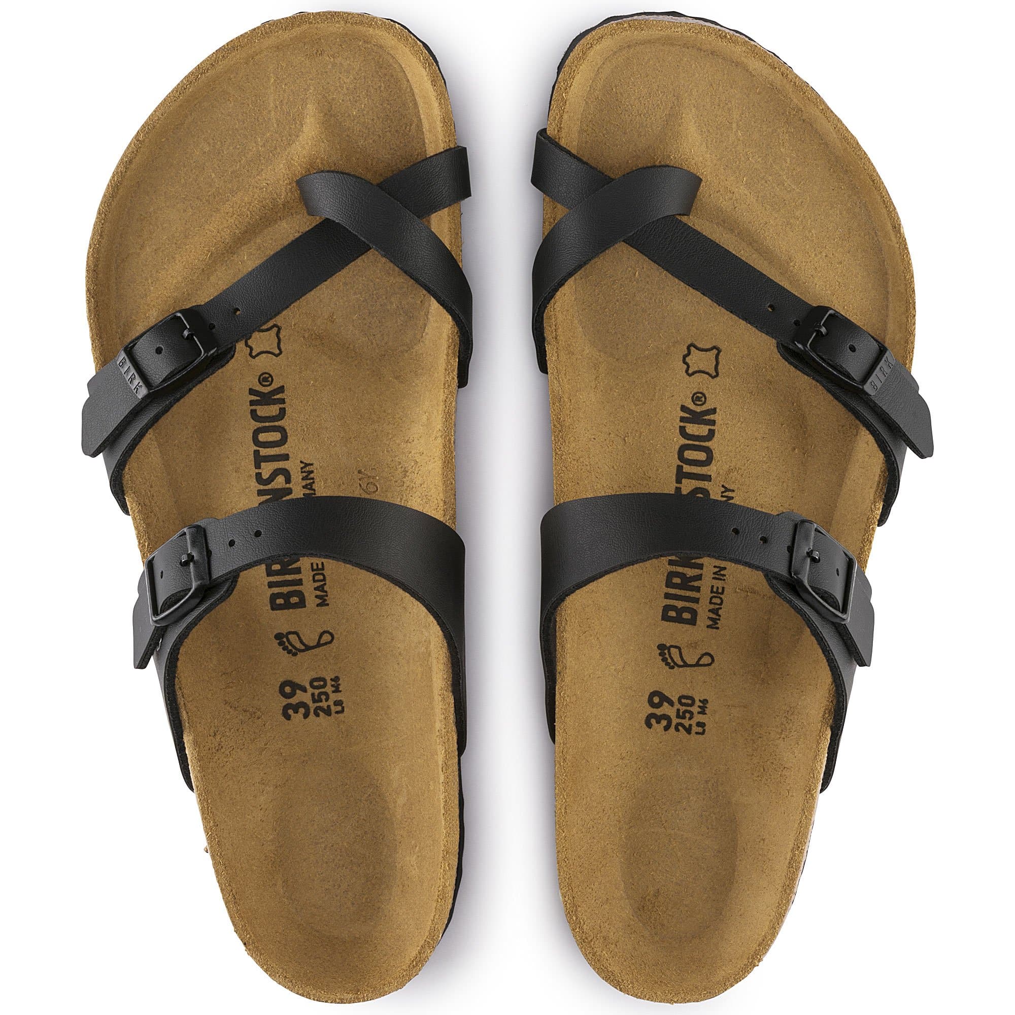 BIRKENSTOCK Twilight Charcoal Luxe Soft Footbed Sandals