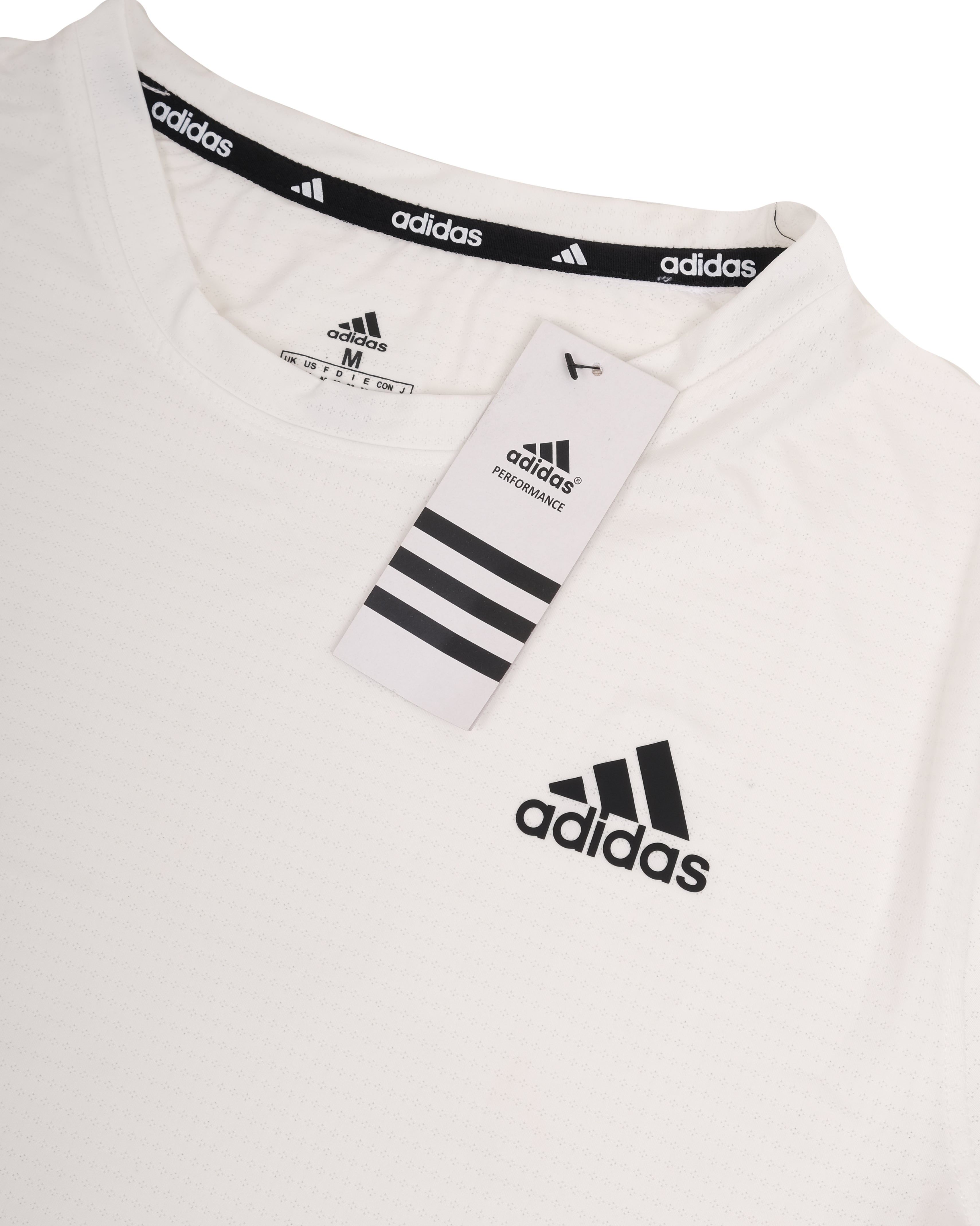 ADIDAS Cloud Ivory Aeroready Essentials Short Sleeve Sports Tee