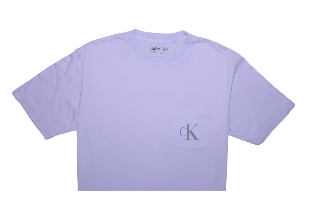CALVIN KLEIN Dreamy Amethyst Relaxed Fit Short Sleeve T-Shirt
