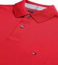 TOMMY HILFIGER Ember Red Classic Fit Short Sleeve Polo Shirt