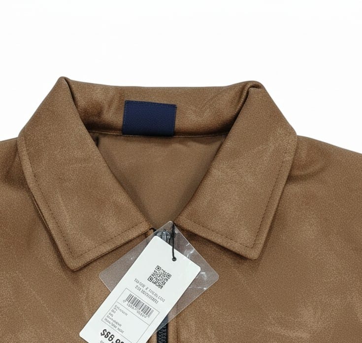 GANT Luxe Faux Leather Zip Jacket
