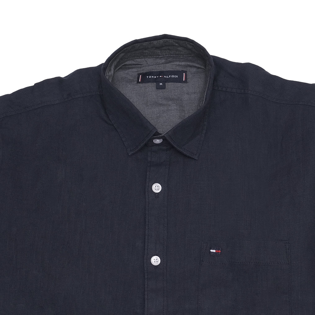 TOMMY HILFIGER Midnight Ocean Classic Fit Button-Up Shirt