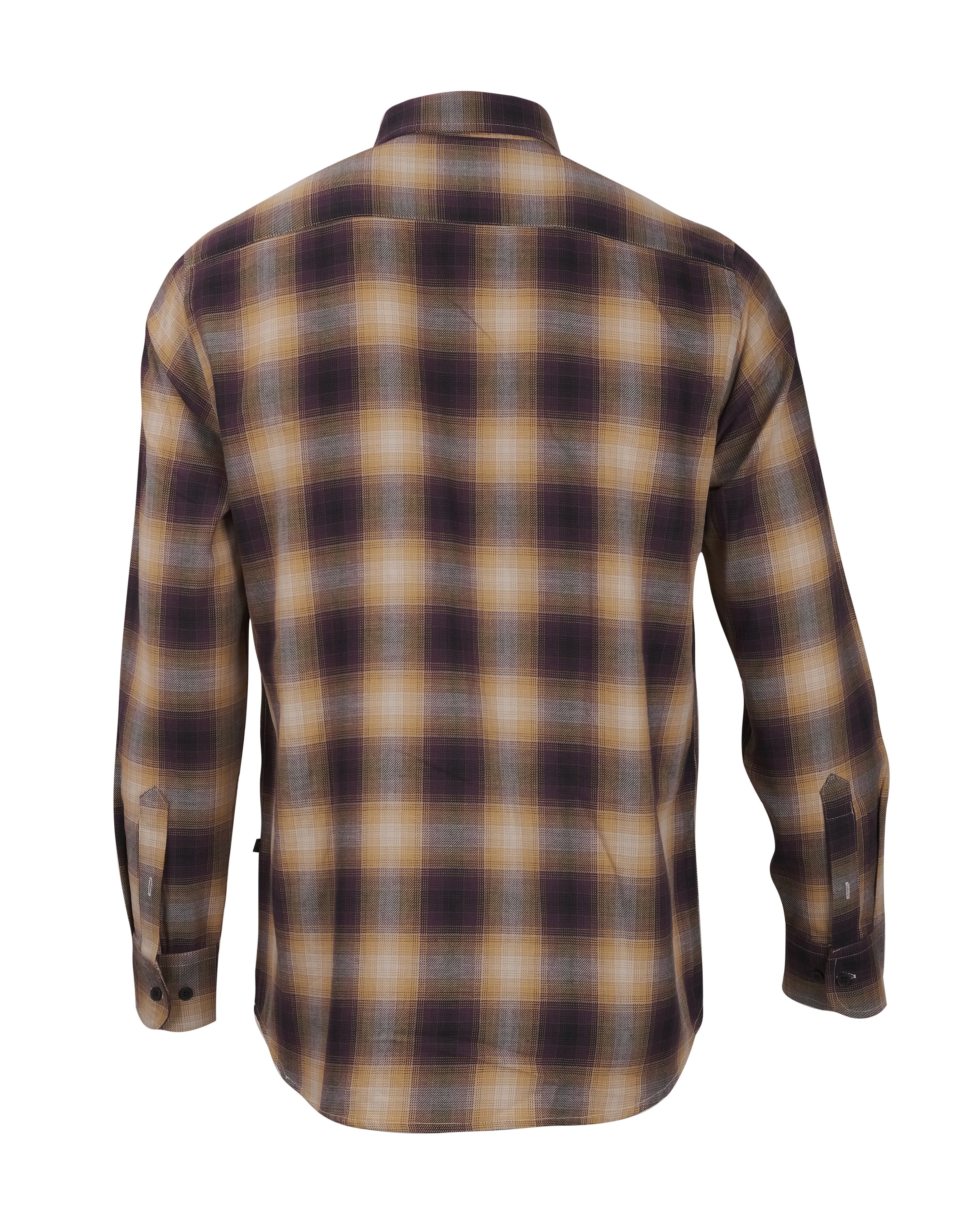 HACKETT LONDON Autumn Ember Slim Fit Button-Down Flannel Shirt